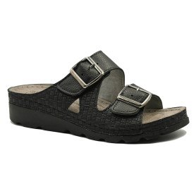 Naturelle 1671 women's comfort slippers black