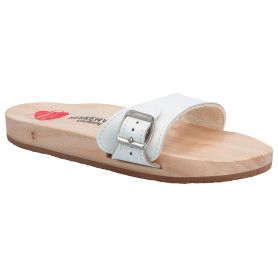 Aνατομική παντόφλα unisex Berkemann 00100-100 άσπρο