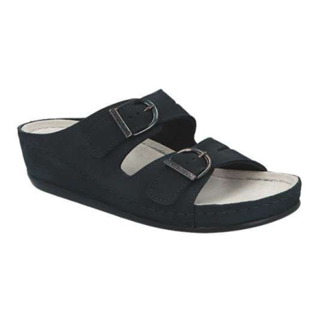 Γυναικεία ανατομική παντόφλα Berkemann Luneburg 00742-320 μπλε σκούρο