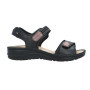 Γυναικείο ανατομικό σανδάλι Berkemann Leni 03102-900 μαύρο