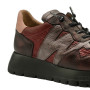 Wonders A-2491 women's comfort sneakers burgundy