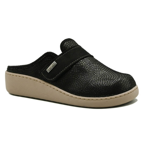 Lazar & Luca 1641 women's comfort slippers black