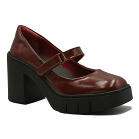 Art 1977 women's comfort Mary Jane heels burgundy