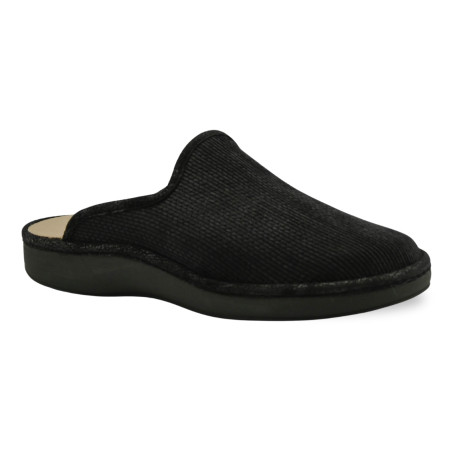 Naturuomo Tweed men's comfort slippers black