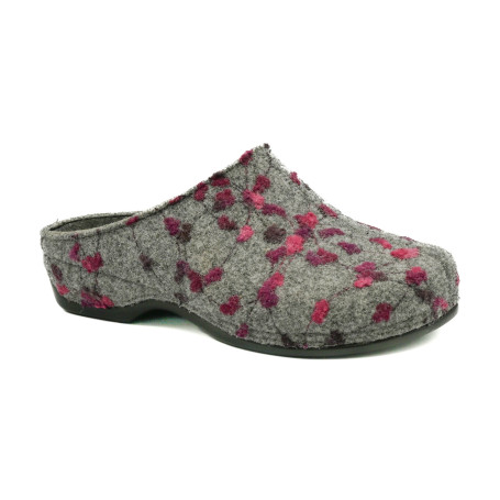 Berkemann 01028-645 women's comfort slippers grey