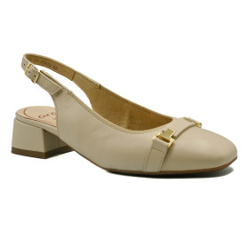 Ara 20413-08 women's comfort slingback heels beige