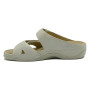 Berkemann 01023-147 women's comfort slippers white