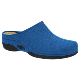 Berkemann 01553-352 women's comfort slippers blue