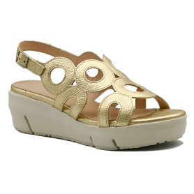 Wonders D-8282 women's comfort sandals gold