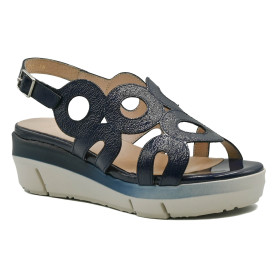 Wonders D-8282 women's comfort sandals dark blue