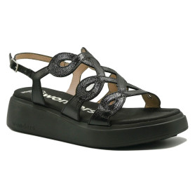 Wonders A-4503 women's comfort sandals black