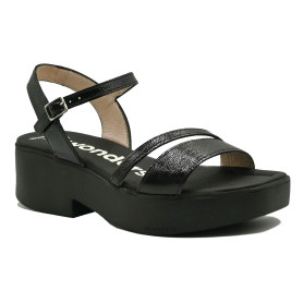 Wonders B-1001 women's comfort sandals black