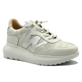 Wonders A-4021 women's comfort sneakers white