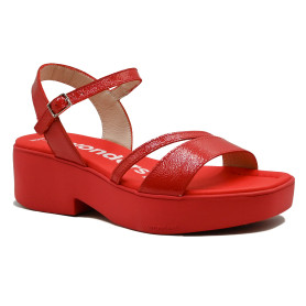 Wonders B-1001 women's comfort sandals red
