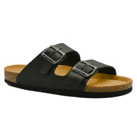 Plakton 175857 men's comfort slippers black