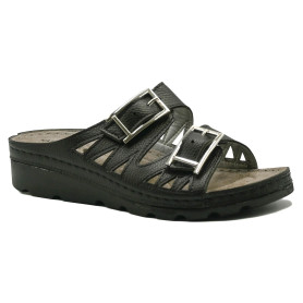 Naturelle 1699 women's comfort slippers black