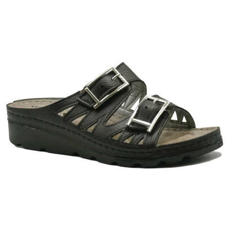 Naturelle 1699 women's comfort slippers black