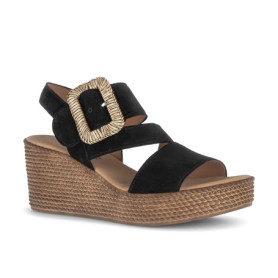 Gabor 84771-17 women's comfort platforms black