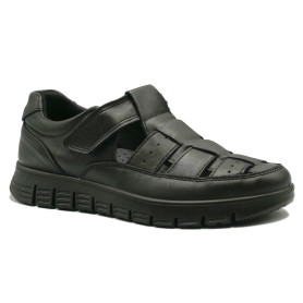 Imac 102100 men's comfort closed-toe sandals black
