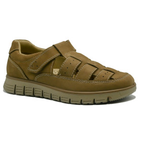 Imac 102100 men's comfort closed-toe sandals beige