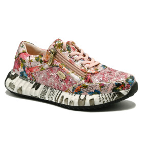 Γυναικείο ανατομικό sneaker Laura Vita 7636 ροζ