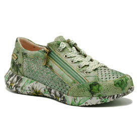 Γυναικείο ανατομικό sneaker Laura Vita 7840 πράσινο