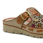 Laura Vita 7643 women's clogs camel