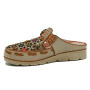 Laura Vita 7643 women's clogs camel