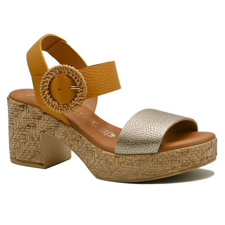 Fresia 544 women's comfort sandals ochre