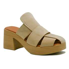Mago 138-26703 women's mules beige
