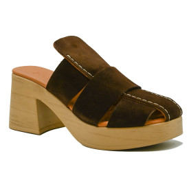 Mago 138-26703 women's mules brown