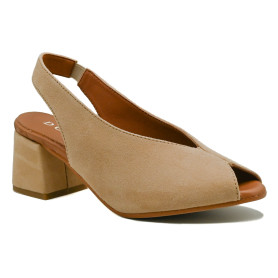 D-Chicas 5415 women's comfort sandals beige suede