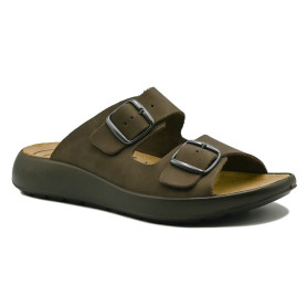 Imac 103710 men's comfort slippers brown