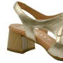 Γυναικείο ανατομικό πέδιλο slingback D-Chicas 4892 χρυσό