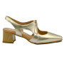 Γυναικείο ανατομικό πέδιλο slingback D-Chicas 4892 χρυσό