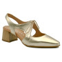 Γυναικείο ανατομικό πέδιλο slingback D-Chicas 4892 χρυσό