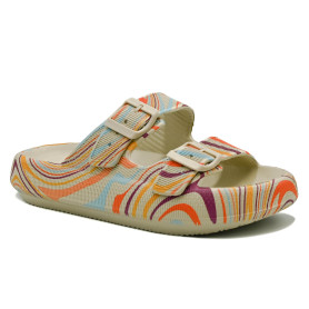 GG Solaya women's comfort slippers beige/multicolor