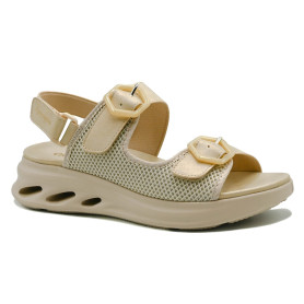 Amarpies 30169 women's comfort sandals beige