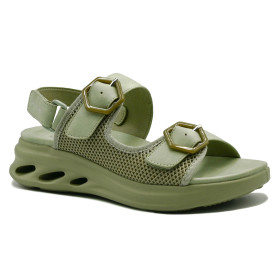 Amarpies 30169 women's comfort sandals green