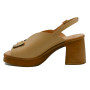 Γυναικείο ανατομικό πέδιλο slingback Donna Serena 8E6099 μπεζ