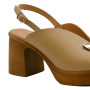 Γυναικείο ανατομικό πέδιλο slingback Donna Serena 8E6099 μπεζ