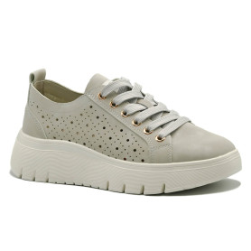 Γυναικείο ανατομικό sneaker Grunland SC6179 εκρού