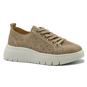 Γυναικείο ανατομικό sneaker Grunland SC6179 μπεζ