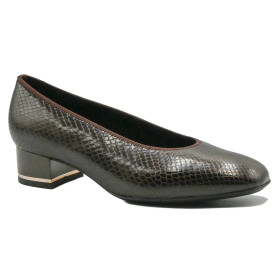 Ara 21838-83 women's comfort heels dark brown