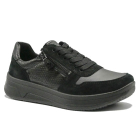 Ara 27540-21 women's comfort sneakers black