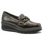 Pitillos 11541 women's comfort loafers dark brown