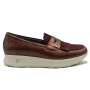 Pitillos 11602 women's comfort moccasins burgundy