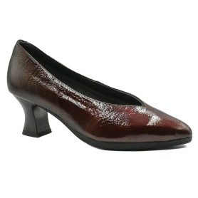 Pitillos 11681 women's comfort heels burgundy
