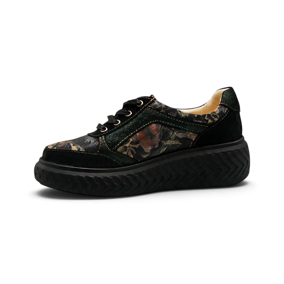 Laura In.gr Laura Vita Andrea women's comfort sneakers black | healthyfeet.gr